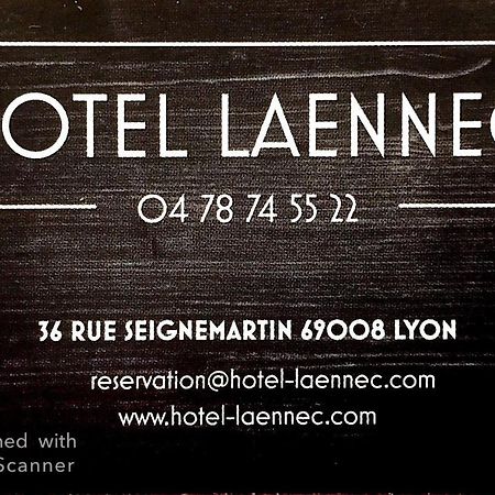 Laennec Hotel Lyon Exterior foto