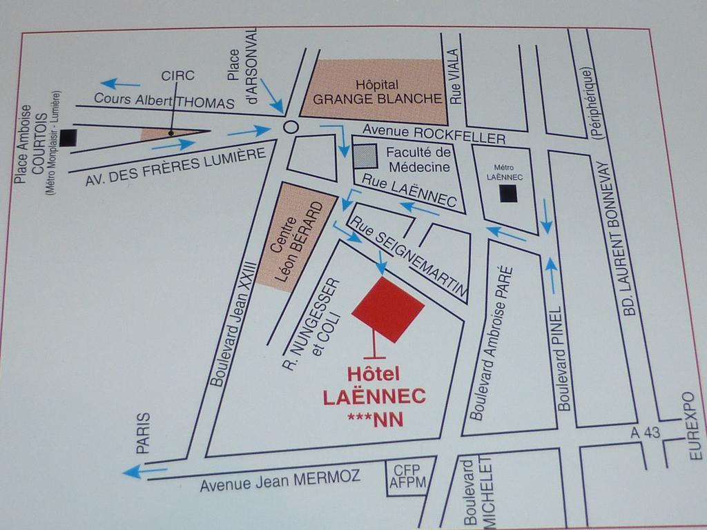 Laennec Hotel Lyon Exterior foto